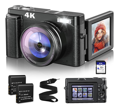 Newest 4k Digital Camera For Photography And Video, 48mp ...