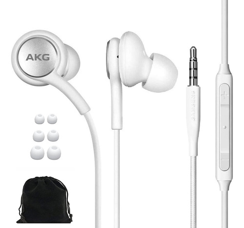 Auriculares Samsung By Akg 3.5mm Originales Blancos