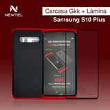 Carcasa Para Samsung S10 Plus + Lamina De Vidrio Completo