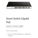 Switch Gerenciável Poe D-link Dgs-1210-28p 28 Portas Gigabit