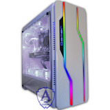 Gabinete Gamer Blue Case Bg 009 Rgb Branco Sem Fans