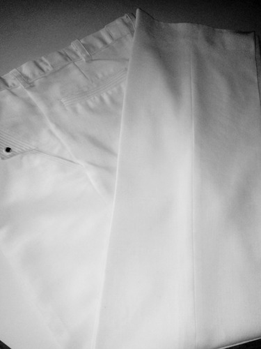 Pantalon Blanco Hombre De Algodon Tipo Jean
