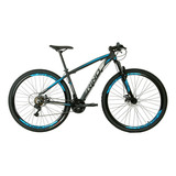 Bicicleta Aro 29 Rino Everest 27v - Alivio - 7.0 Cor Preto/azul Tamanho Do Quadro 17