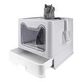 Caja De Arena Para Gatos Plegable Con Tapa - Bolux 