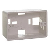 Caja Exterior Plastica 118x75x46mm Para Cablecanales Pr6002