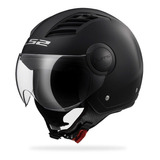 Casco Abierto Ls2 Airflow Solid Of562 Negro/mate 2019