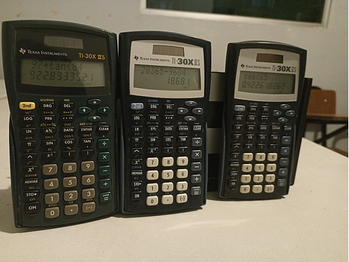 3 Calculadoras Texas Instruments Ti-30x Ii S Scientific