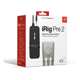 Irig Pre 2 Interface De Áudio Para Celular Xlr