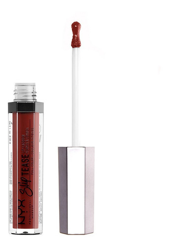 Nyx Cosmetics Labial Líquido Slip Tease Lip Lacquer Camel 18