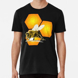 Remera  abeja Acuarela Algodon Premium