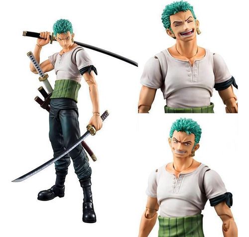 Figura De Acción De Roronoa Zoro Past, Azul, Variable, En Ca