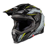 Casco Cross Nexx X.wrl Atika Gris Ama Neon Moteros