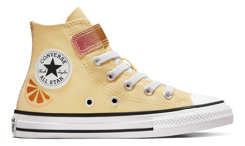 Tenis Converse Ctas 1v Hi Brillo Cítrico A07406c Niñas