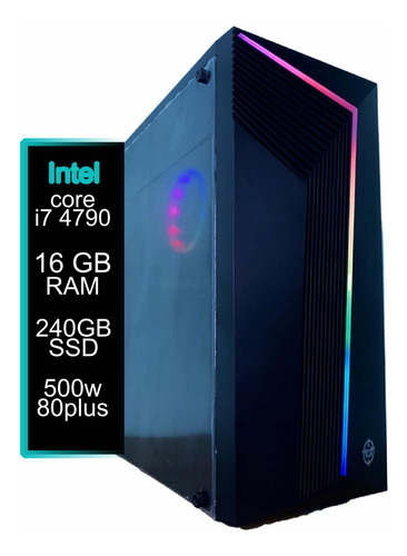 Pc Cpu I7 4790 16gb Ram 240gb Ssd 500w 80plus