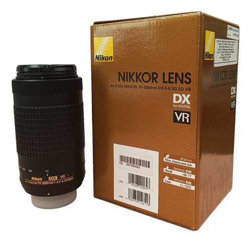 Lente Nikon 70-300mm Ed Vr Dx En Caja