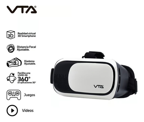 Gafas De Realidad Virtual Vta Para Smartphones