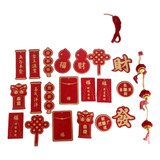Decoraciones De Año Nuevo Chino 2024, Feliz Y Próspero