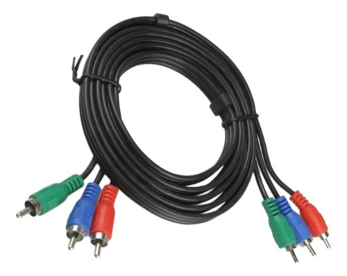 Cable Video Componente 1,8mt Nuevo Pack X5