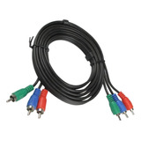 Cable Video Componente 1,8mt Nuevo Pack X5