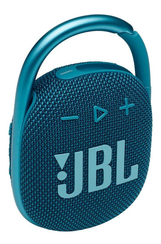 Caixa De Som Bluetooth Jbl Clip 4 Portáti Prova D'água Azul