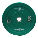 Disco Olimpico De 10kg Encauchetado Sportfitness 71401