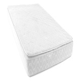 Colchón Multiflex Chuick Pillow 1 1/2 Plaza 100x190 Jacquard Color Blanco