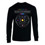 Camiseta Coldplay Manga Larga Camibus Sueter Colors