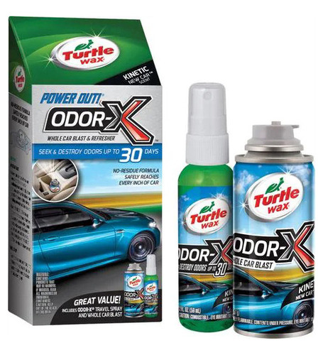 Kit Eliminador De Olores Para Interiores De Autos Turtle Wax