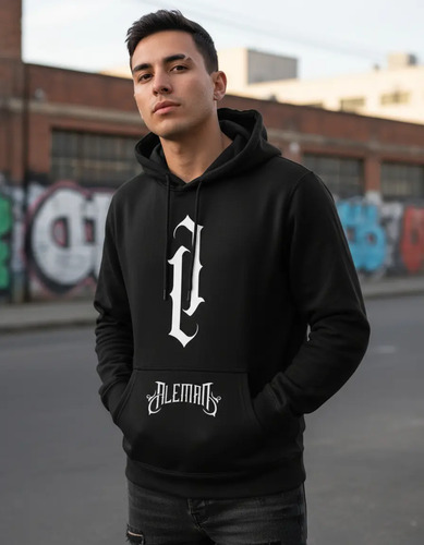 Aleman Rapero Sudadera Hoodie Trap Rap Hip Hop Deporte | Meses sin interés
