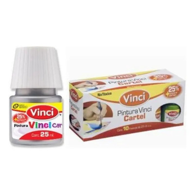 Pintura Vinci Cartel C\u002F10 25m Plata | MercadoLibre