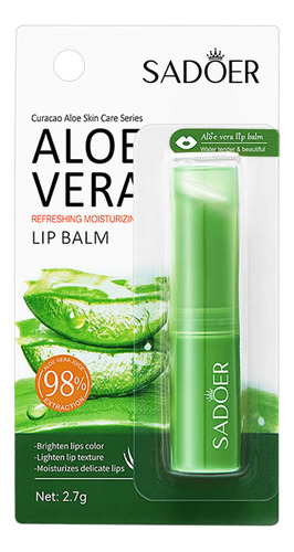 Lápiz Labial Hidratante De Aloe Nutritivo, Refrescante E Hid