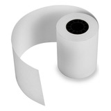 100 Rollos De Papel Termico 57x45 Mm Para Impresora De 58mm Color Negro