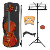 Violino Eagle 4/4 Ve441 Kit C/ Estante Partitura+acessórios