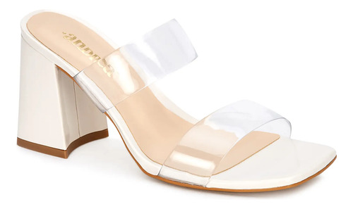 Sandalias De Tacón Dama Andrea Cristal 3006269