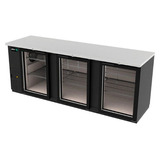 Refrigerador Contrabarra Puertas De Cristal Asber Abbc-94ghc