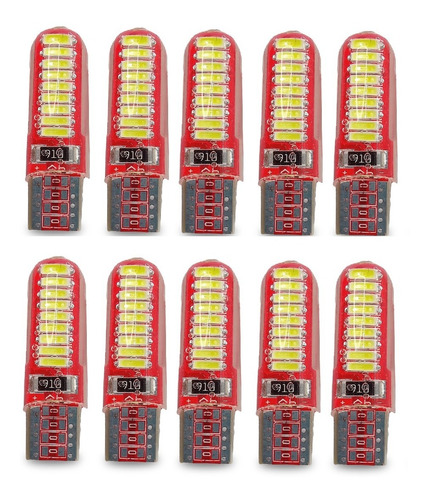 10 Lamparas Led T10 Canbus Ironman 18w Blanco Posicion Auto 