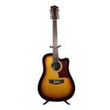 Guitarra Acústica Campero Docerola De Caobilla Sunburst