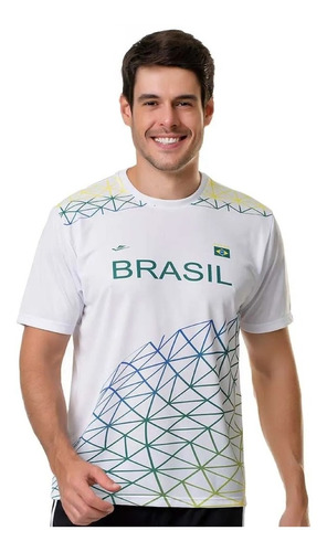 Camiseta Elite Brasil Copa Do Mundo Masculina - Original