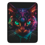 Mouse Pad Gato Arte De Animales - 17cm X 21cm D24