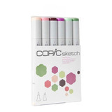 Kit Caneta Copic 6 Cores Ponta Brush - Floral Favorites 1