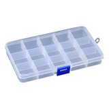 Caja Organizadora De Plástico 15 Divisiones Extraibles 18x10