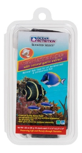 Alimento Para Peces Marinos Alga Roja 30 Gr Ocean Nutrition