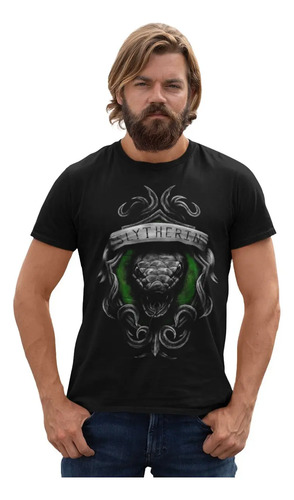 Playera Harry Potter Emblema De Slytherin