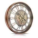 Dorboker Reloj De Pared Con Engranajes Móviles Reales, Grand