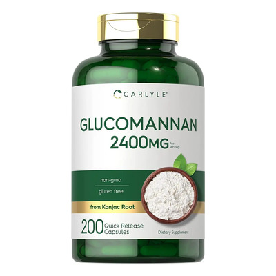 Glucomanano Carlyle 200 Capsulas Hecho En Usa Sabor S\u002Fn | MercadoLibre