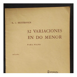 Beethoven 32 Variaciones En Do Menor Ricordi Bülow