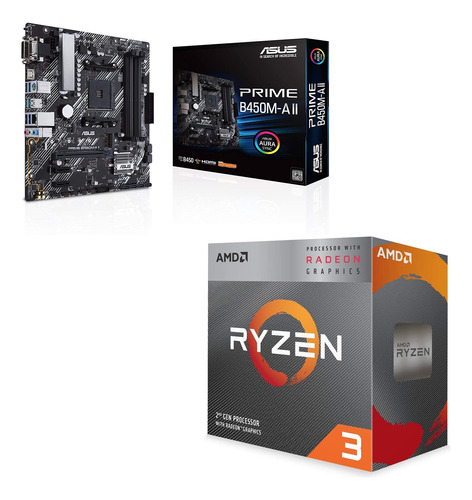 Combo Asus Prime B450m-a Ii - Ryzen 3 3200g  - Super Precio!