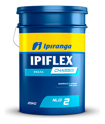 Graxa Lubrificante Ipiflex Chassis Nlgi 2 Até 70c 20kg