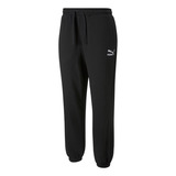 Pantalon Puma Classics Small Logo Sweatpants Fl Negro Hombre