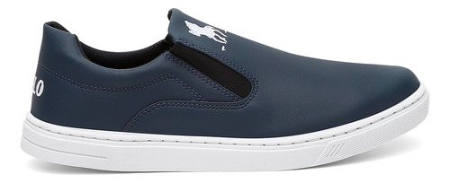 Tênis Masculino Slip On Polo Plus Confortável + Relógio